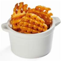 Waffle Fries · Single order of crispy waffle fries