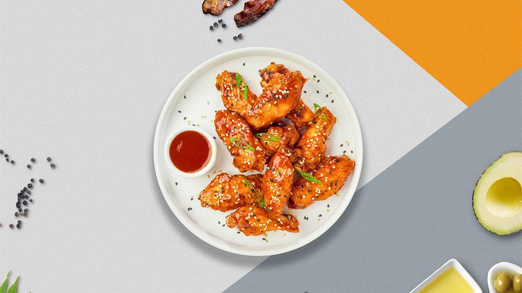 S&S Combo Wings · Freshly grilled chicken wings, tossed in sweet and sour sauce. Served with a side of ranch or bleu cheese.