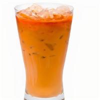 Thai Ice Tea · Real thai iced tea is a mix of black tea, spices, sugar, and evaporated milk.
