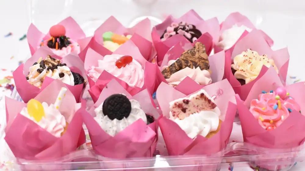 Dozen Cupcakes · What Pinkitzel is famous for! Beautiful and cute moist cupcakes that taste as lovely as they look!