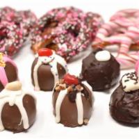 Chocolate Truffles - Assorted · One dozen handmade artisan chocolate truffles with cake and fudge centers, assorted in our b...