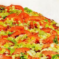 Medium Blt Pizza · Bacon, lettuce, tomatoes, mayo, and mozzarella cheese.