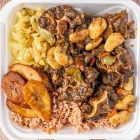 Small Oxtail Bowl · Beef oxtail seasoned with natural herb and spice cooked tender and juicy, serve with rice an...