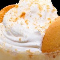 Banana Pudding · A Delta favorite for decades. Layers of banana pudding and whipped cream. Don’t worry. We di...