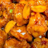 Orange Chicken Or Beef · Hot and spicy. Tender fillet of marinated beef delicately sauce and seasoned with imported o...
