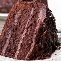 Double Chocolate Cake · Moist chocolate cake with chocolate frosting.