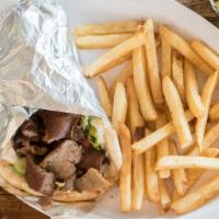Gyros Plate · Extra pita for an additional charge.