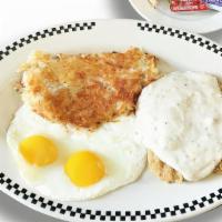 Chicken Fried Steak · Tender and battered beef, golden fried and smothered in gravy.