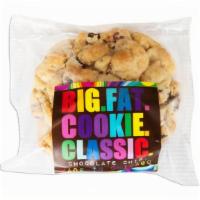 Big Fat Cookie - Chocolate Chip · Our Premium chocolate chip cookie is filled with chocolate chips and is super moist and chewy