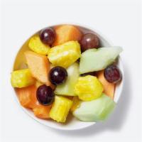 Fruit Cup · A fresh and changing daily assortment of strawberries, bananas, pineapples, apples, oranges ...