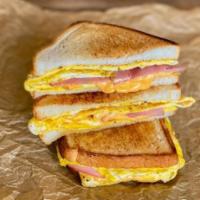 Ham, Egg, & Cheese Sandwich · Ham, egg, and choice of cheese and bread