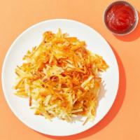 Hash Browns · Crispy fried hash browns.