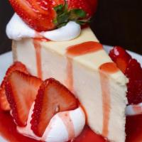 Cheese Cake · Traditional Style Cheesecake / Your Choice of Toppings
Strawberries ~ Blueberries