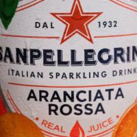 San Pellegrino Blood Orange · 12 oz Can, Italian Sparkling Water with Natural Blood Orange Juice, an Italian Classic! 130 ...