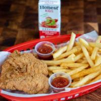 Chicken Tenders Kids Meal · 3 Home-Style Chicken Tenders, Served with Fries and Drink
