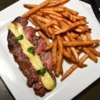 The Urban Steak · 10-oz sirloin steak with Urban steak sauce,
served with fries.