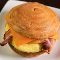 Bacon, Egg & Cheese Croissant Roll (2 68201 00000 ) · A flaky, buttery croissant
loaded with sausage, Cheddar
cheese and egg. Contains wheat, milk...