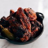 Fire-Kissed Wings (10 Piece) Appetizer · Rubbed with special spices & grilled over hickory