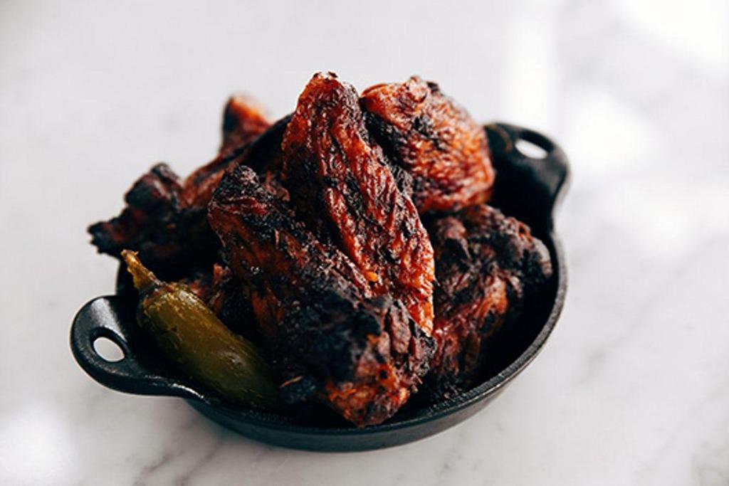 Fire-Kissed Wings (10 Piece) Appetizer · Rubbed with special spices & grilled over hickory