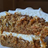 Emily'S Carrot Cake · Dark and spicy with a cream cheese frosting.