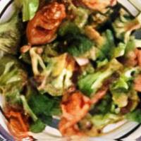 Shrimp With Broccoli · Shell fish.