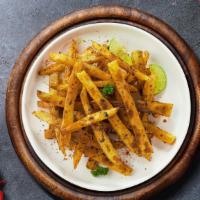 Cajun Spice Fries · (Vegetarian) Idaho potato fries cooked until golden brown and garnished with salt and cajun ...