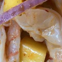 Aguachile Grande Con Camarones / Large Aguachile With Shrimp · 