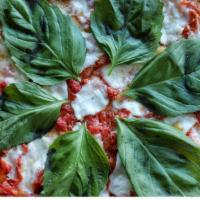 Bufalina Pizza · Buffalo mozzarella cheese flown in weekly from Campania, Italy, San Marzano tomatoes, extra ...