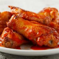 6 Wings · Served tossed in Buffalo Sauce