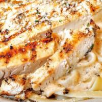 Jerk Alfredo Pasta  · Choose Your Protein w/ our classic creamy Jerk Signature Housemade Alfredo sauce made in hou...