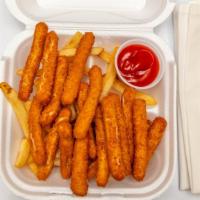 Chicken Fries With Fries · 15 pcs w/fries.