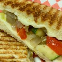 Farmers Market (V)
 · Vegetarian. Roasted zucchini, eggplant red bell peppers, onions with provolone cheese & blac...