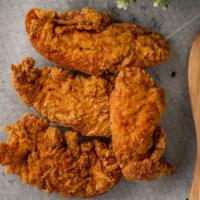 Chicken Tender Dinner · include:
(S Fries, Sauce ,Coleslaw and Bread)