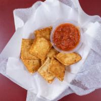 Fried Ravioli · 8 pieces. Crispy, cheese-filled fried ravioli. Served with a 4 oz. large side of our marinar...