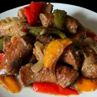 Sausage Peppers & Onions · Our delicious homemade Sausage, Peppers and Onions is served in a 7in or 9in container of yo...