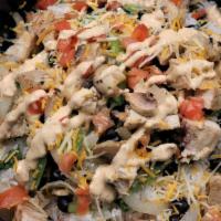 Chicken Bowl · Grilled chicken on a bed of citrus-cilantro rice and your choice of toppings, dressings, and...