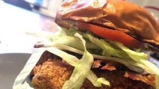 Basic Chix · Chicken breast, fried or grilled, mayo, lettuce on a white bun.