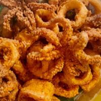 Fried Calamari · Wild caught, lightly breaded and served with cocktail sauce.