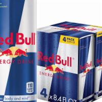 4 Red Bull Energy Drinks · 