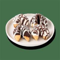 Chocolate-Dipped Fortune Cookies(4) · Fortune Cookies dipped in premium chocolate.