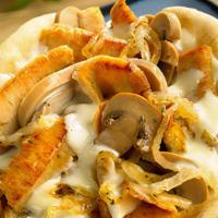 Chicken Mushroom And Swiss · Chicken Gyros sauteed with onions and mushrooms topped with melted Swiss cheese