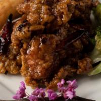 General Tso'S Chicken Lunch · Dark chicken is marinated in milk, seasoned with secret spices and flavorings, lightly bread...