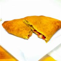 Panzerotti · Fried dough pocket containing tomato, cheese