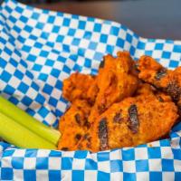 Char Buffed Wings · Our regular wings, thrown on the grill for extra flavor!