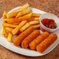 Mozzarella Stix (4Pieces) · comes with side and drink