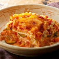 Fall Squash Lasagna · Vegetarian twist on classic favorite with pumpkin spiced squash, grilled zucchini, ricotta, ...