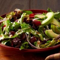 Side Chopped Salad · Salt roasted red beets, avocado, red onion, red grapes, chevre with mixed greens. Hand-made ...