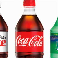 Soda (20 Oz.) · Coke, Diet Coke, Sprite