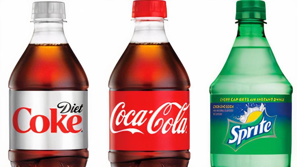 Soda (20 Oz.) · Coke, Diet Coke, Sprite