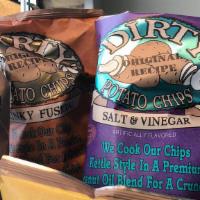“Dirty” Potato Chips · The sandwich companion. Kettle cooked in premium peanut oil for a crunchy, tasty chip. Selec...